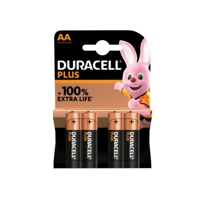 DURACELL +150% PLUS POWER AA 4PK