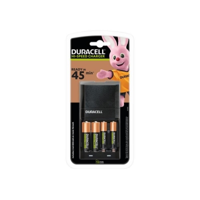 DURACELL 45 MINUTE CHARGER  2 X AA AND 2 X AAA
