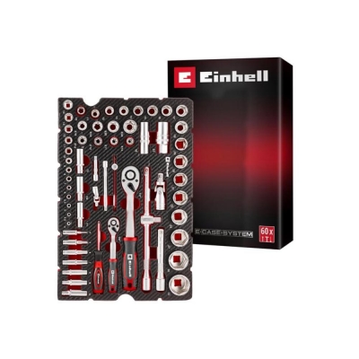 EINHELL INLAY E-CASE SOCKET SET, 60PCS