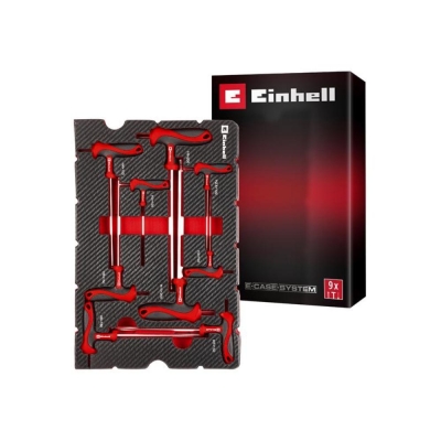 EINHELL INLAY E-CASE T-HANDLE SCREWDR SET, 9PCS
