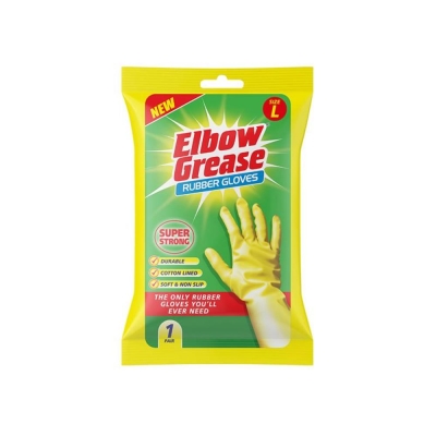 ELBOW   EG26 SUPER STRONG RUBBER GLOVES LGE