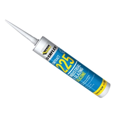 EVERBLD 225 IND & GLAZING SILICONE TRANS 295ML