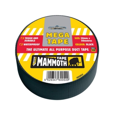EVERBLD MEGA ALL PURPOSE TAPE 50MM BLACK