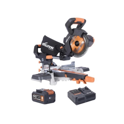 EVOLUTI R185SMS-18V LI MITRE SAW 1 X 4AH BATT
