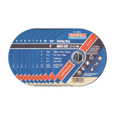 FAI/FULL CUT OFF WHEEL 100MM X 1.0 X 16 M/P (10)