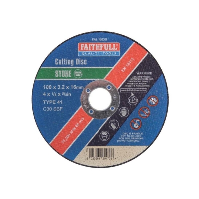 FAI/FULL CUT OFF WHEEL 100MM X 3.2 X 16 STONE