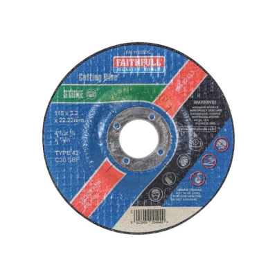 FAI/FULL DEP CENTRE CUT DISC 115X3.2X22 STONE