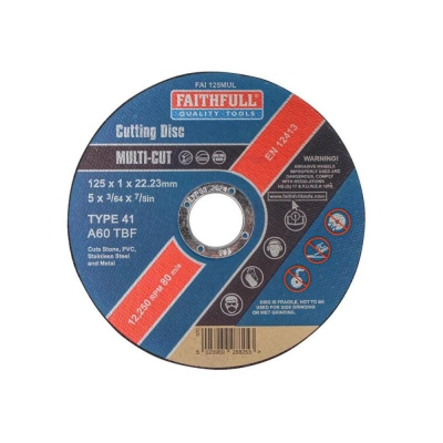 FAI/FULL CUT OFF WHEEL 125MM X 1.0 X 22 M/P (10)