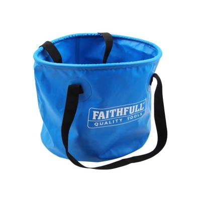 FAI/FULL 20 LITRE WATERPROOF COLLAPSIBLE BUCKET