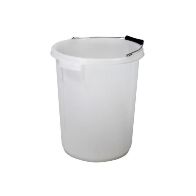 FAI/FULL 5 GALLON 25 LITRE MIXING BUCKET - WHITE