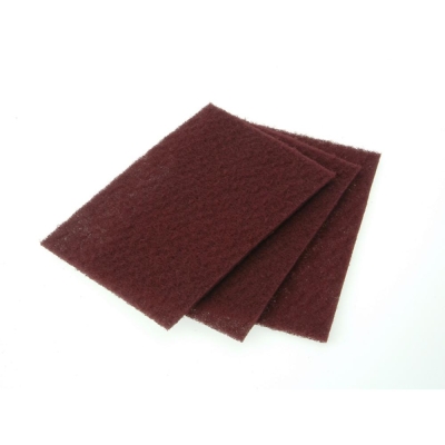 FAI/FULL HAND PADS(10) 230X150MM V/FINE MAROON