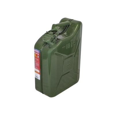 FAI/FULL GREEN JERRY CAN - METAL 10L