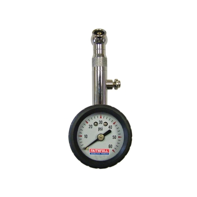 FAI/FULL TYRE PRESSURE DIAL GAUGE  60PSI