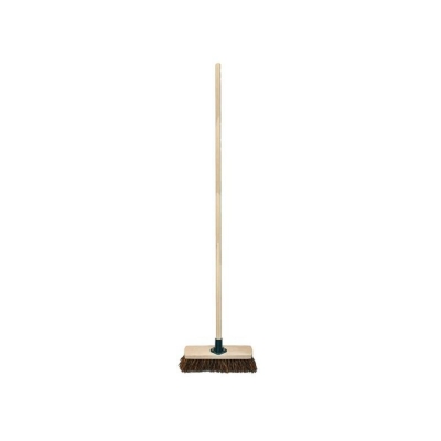 FAI/FULL STIFF BASSINE BROOM 12IN ASSEMBLED FSC