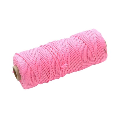 FAI/FULL HI-VIS NYLON BRICK LINE 100M - PINK