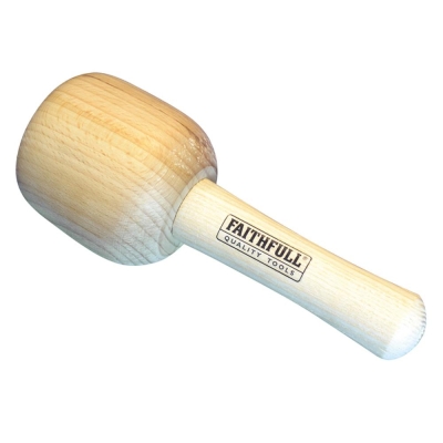 FAI/FULL CARVERS MALLET BEECH H/D ONE PIECE 90MM