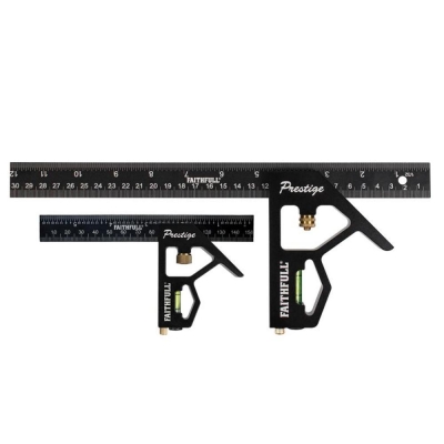 FAI/FULL BLACK ALUMINIUM 150/300 COMBI SQUARE PK