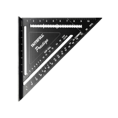 FAI/FULL BLACK ALUMINIUM 300MM/12IN QUICK SQUARE