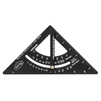 FAI/FULL BLACK ALUMINIUM 180MM/7IN ADJ QUICK SQ