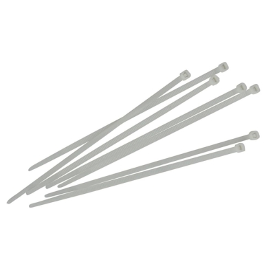 FAI/FULL CABLE TIES (100) WHITE 250MM X 4.8MM