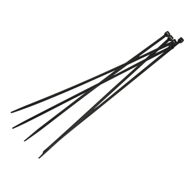 FAI/FULL CABLE TIES (100) BLACK 300MM X 4.8MM