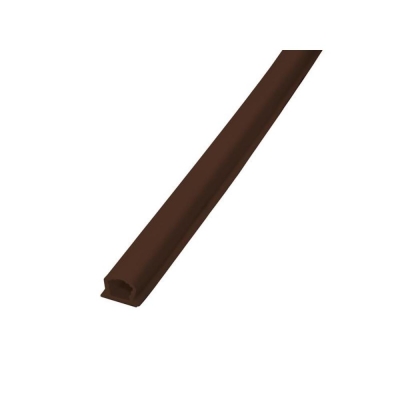 FAI/FULL SILICONE DRAUGHT EXCLUDER BROWN 9X7MM