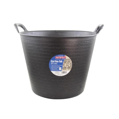 FAI/FULL ECO FLEX TUB 25L RECYCLED BLACK