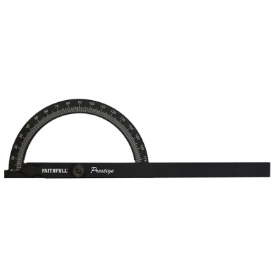 FAI/FULL BLACK ALUMINIUM ANGLE GAUGE 150 X 270MM