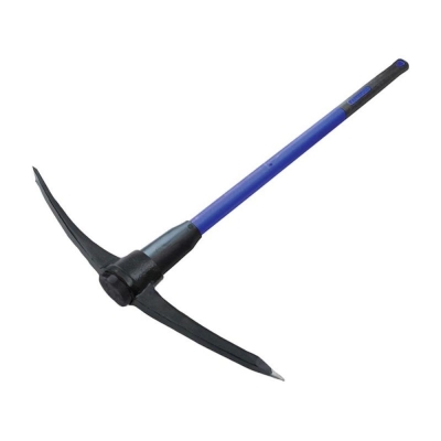 FAI/FULL PICK AXE + F/GLASS HANDLE 7LB (2 ITEMS)