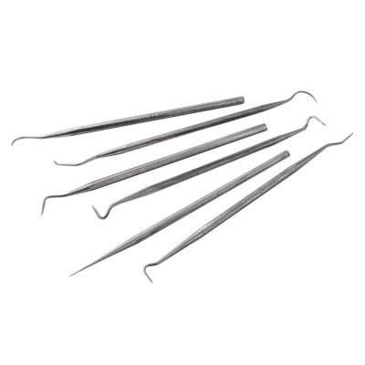 FAI/FULL PICKS & CARVERS SET STAINLESS STEEL 6PC