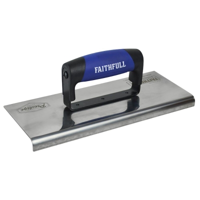 FAI/FULL STAINLESS CURVED EDGING TROWEL 10 X 4IN