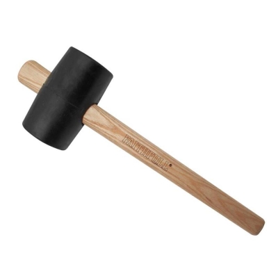 FAI/FULL BLACK RUBBER MALLET 16OZ  FSC 100%
