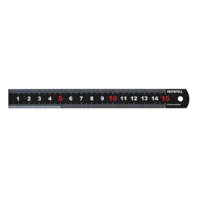 FAI/FULL CLASS 2 S/S RULE 150MM MATT BLACK