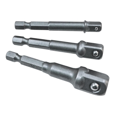 FAI/FULL 1/4 HEX, SQUARE DRIVE ADAPTOR 3PC SET