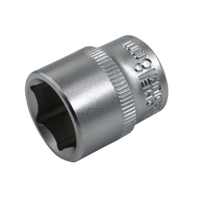 FAI/FULL HEX SOCKET CV 18MM 3/8IN