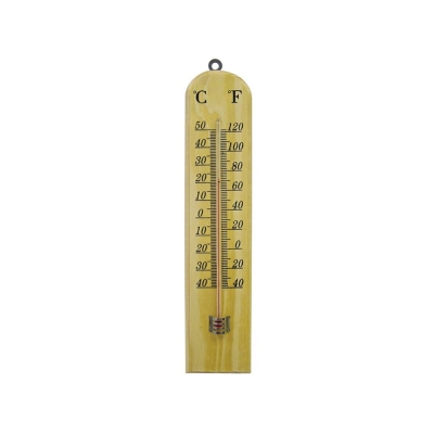 FAI/FULL THERMOMETER WALL WOOD 260MM