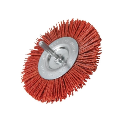 FAI/FULL NYLON WHEELS FLAT 100MM X 6MM SHANK