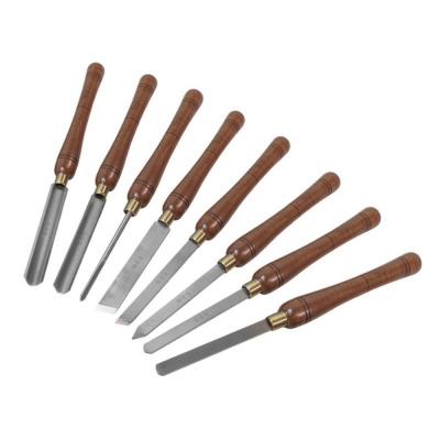 FAI/FULL HSS TURNING CHISEL WOODEN BOXED SET 8PC