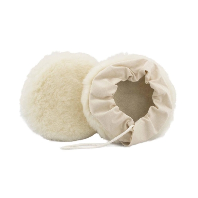 FLEXIPAD WOOL BONNET 180MM TIE ON
