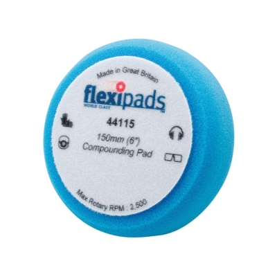 FLEXIPAD COMP/POLISHING FOAM BLUE 150X50 VELCRO