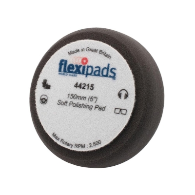 FLEXIPAD POLISHING FOAM BLACK 150 X 50MM VELCRO