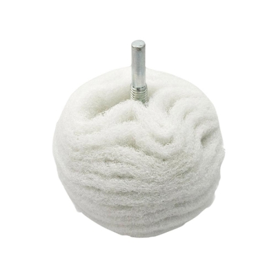 FLEXIPAD 75MM WHITE NON SCRATCH SCRUFF BALL