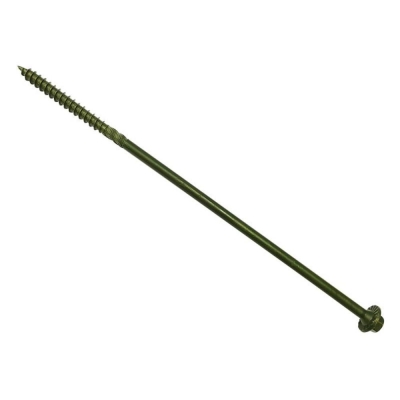 F&F     TIMBER FIXING SCREW GREEN 200MM BAG 20