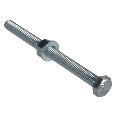 F/FIX   HT BOLT/NUT/WASHER 2 PACK ZP M8 X 100MM