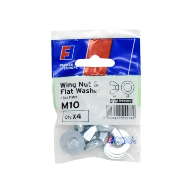 F/FIX   FORGEPACK WING NUT & WASHER 4 PER PACK