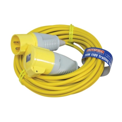 FAI/FULL TRAIL LEAD 14M 110V 32AMP 2.5MM CABLE