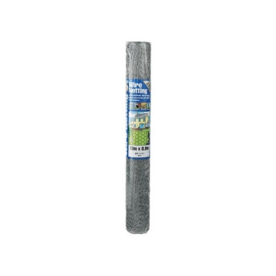GARDMAN GALVANISED WIRE NETTING 10 X 0.6M 13MM