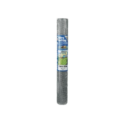 GARDMAN GALVANISED WIRE NETTING 10 X 0.9M 13MM