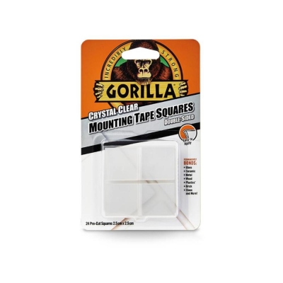 GORILLA 3044111 MOUNTING TAPE SQUARES X24