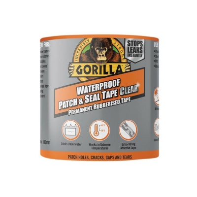 GORILLA WATERPROOF PATCH & SEAL TAPE CLEAR 2.4M